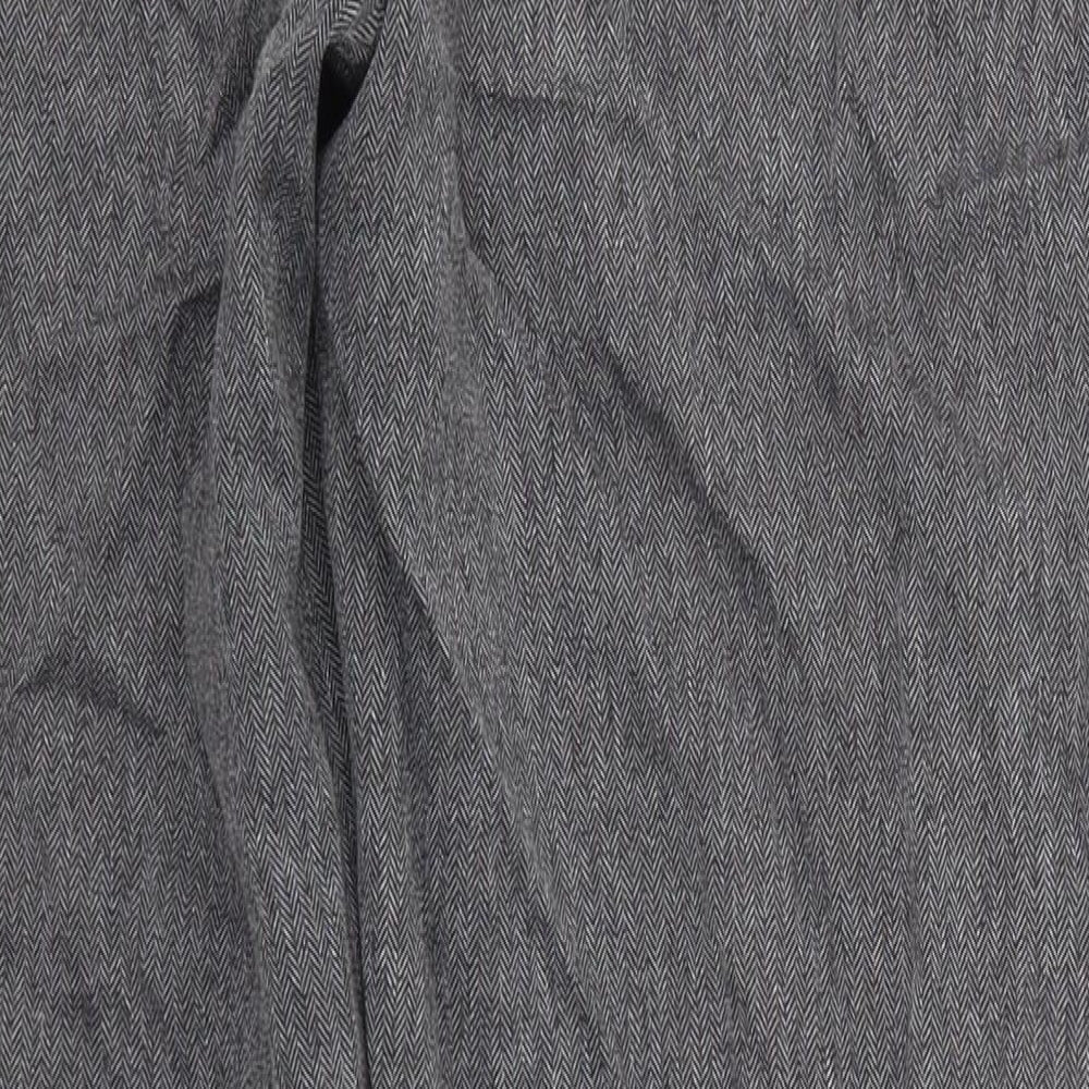 Womens UK Size 12 Debenhams Regular Fit Grey Trousers