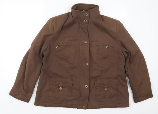 Womens UK Size L Klass Brown Jacket