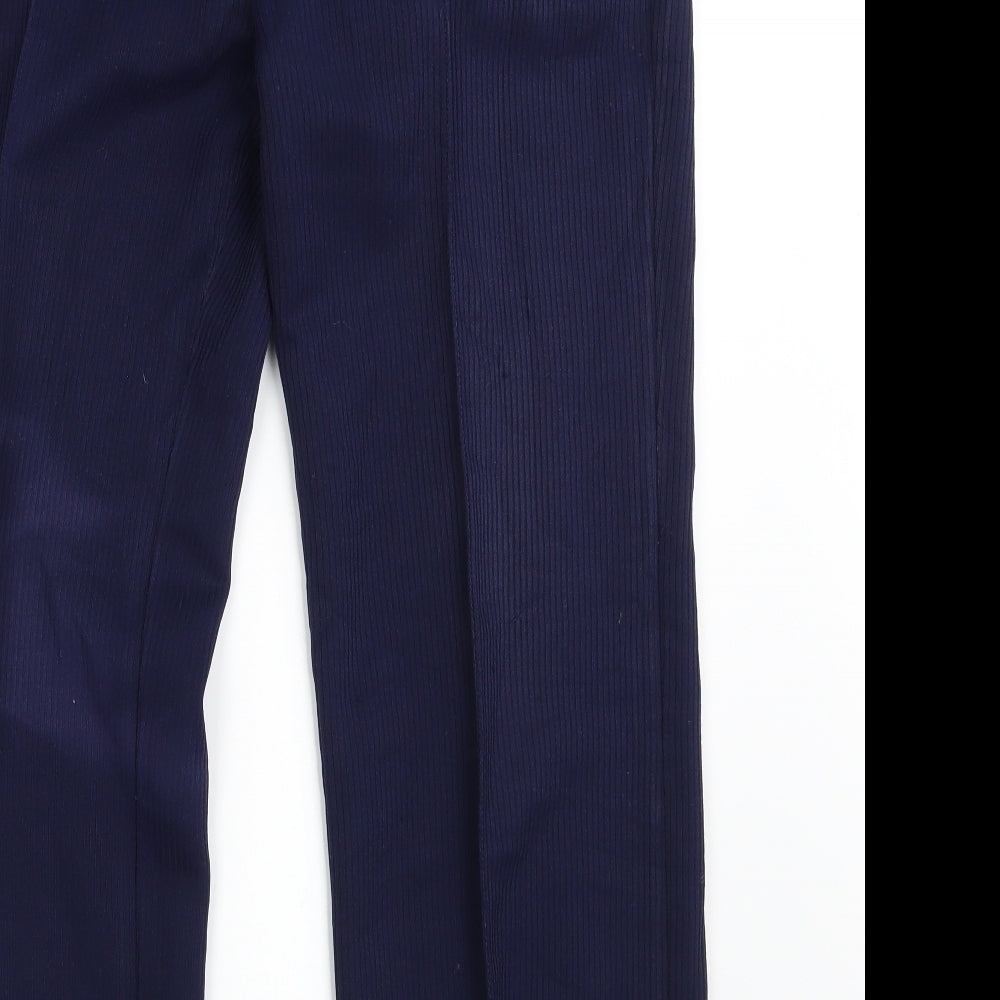 Womens UK Size 16 M&S Regular Fit Bloomer Blue Trousers