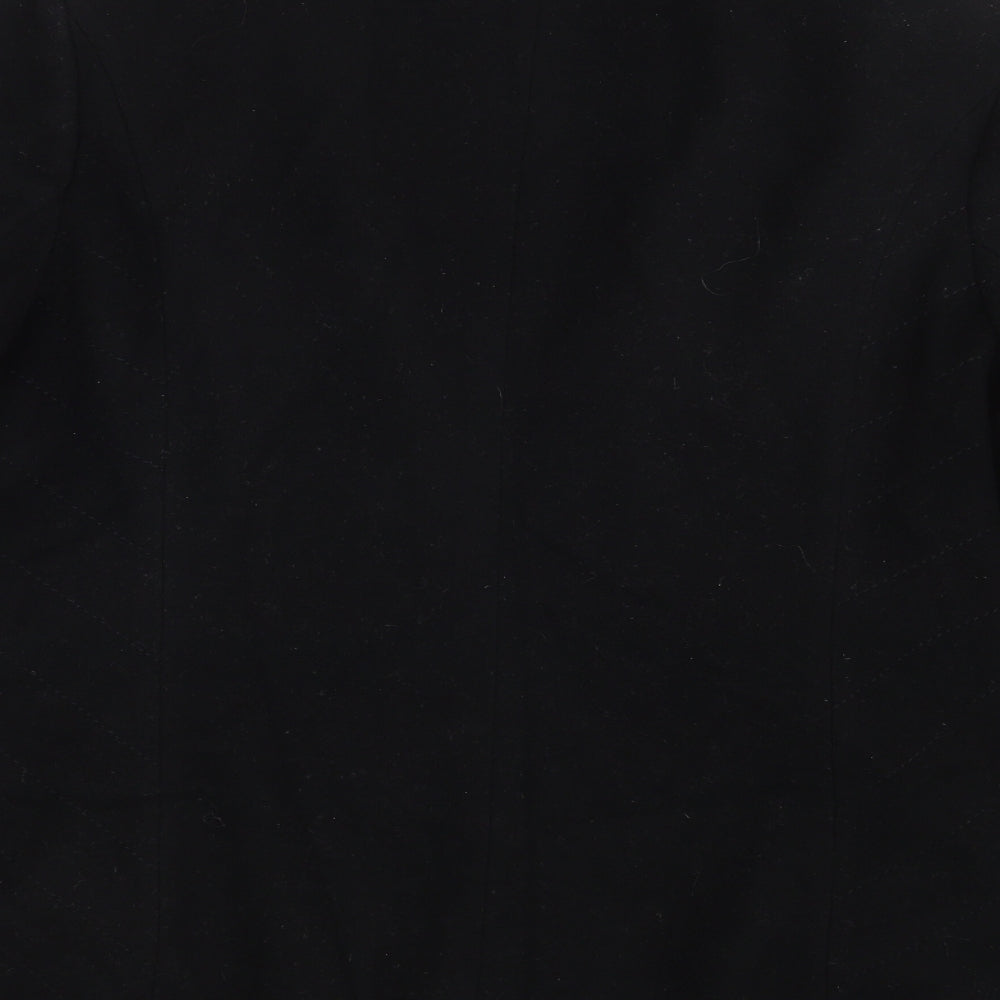 Womens UK Size 16 Marcona Black Overcoat