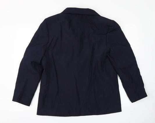 St Michael Womens Blue   Jacket Blazer Size 16