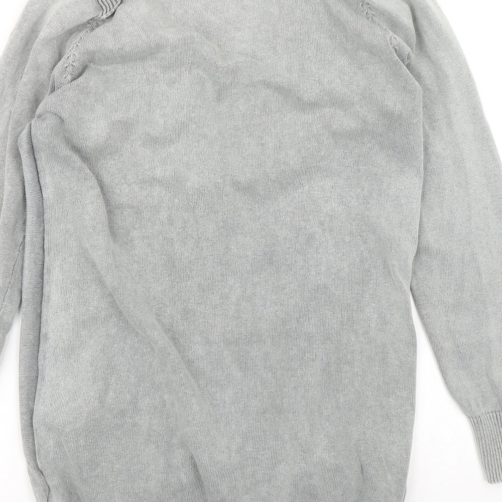 Womens UK Size 10 Insight Grey Cardigan Jumper