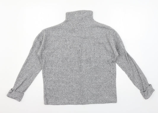 Primark Womens Grey Jersey Pullover Jumper Size 6