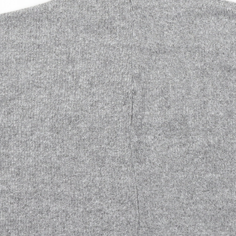 Primark Womens Grey Jersey Pullover Jumper Size 6