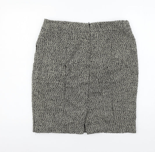 FOREVER 21 Womens Grey A-Line Skirt Size L
