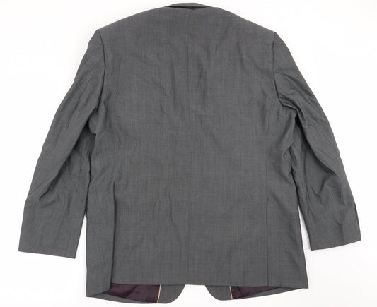 Mens UK Size S chester Regular Grey Suit Jacket