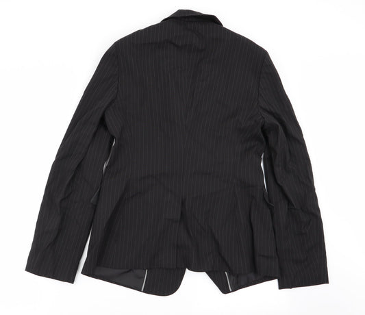 Womens UK Size 12 Preworn Regular Black Blazer