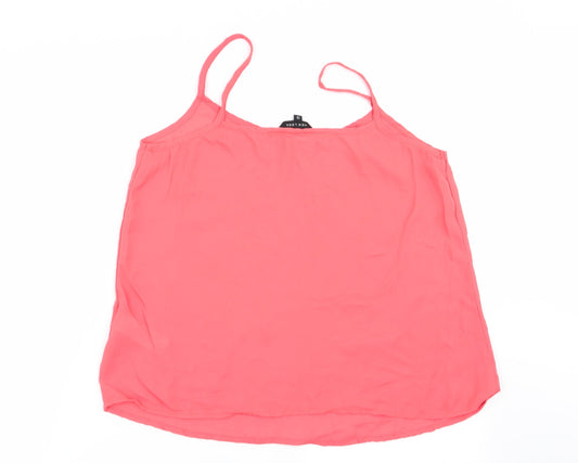 Womens UK Size 12 New Look Orange Camisole Tank