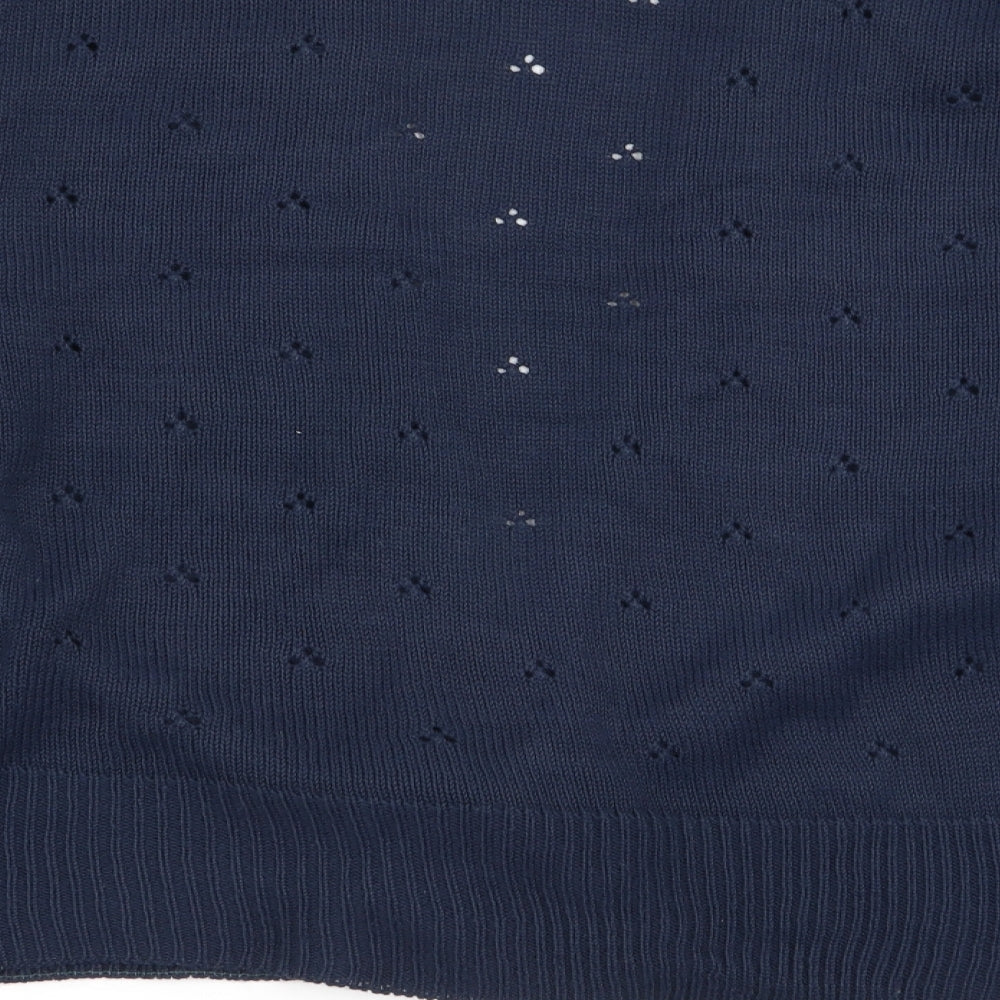 Womens UK Size 12 Littlewoods Blue Cardigan Jumper