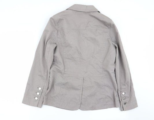 Maine Womens Purple Jacket Blazer Size 10