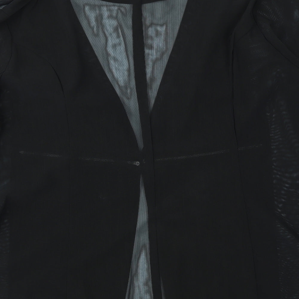 GOZZIP Womens Black Jacket Size L