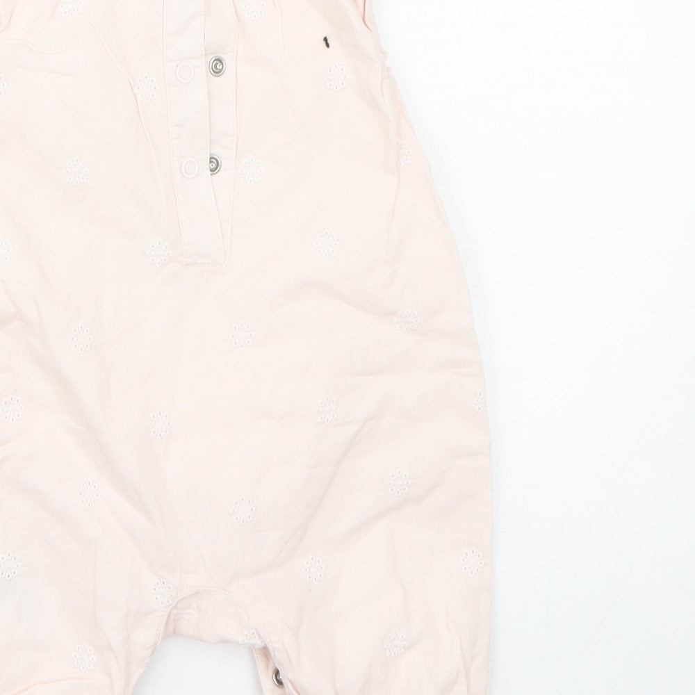 M&S Baby Pink Coverall One-Piece Size 0-3 Months