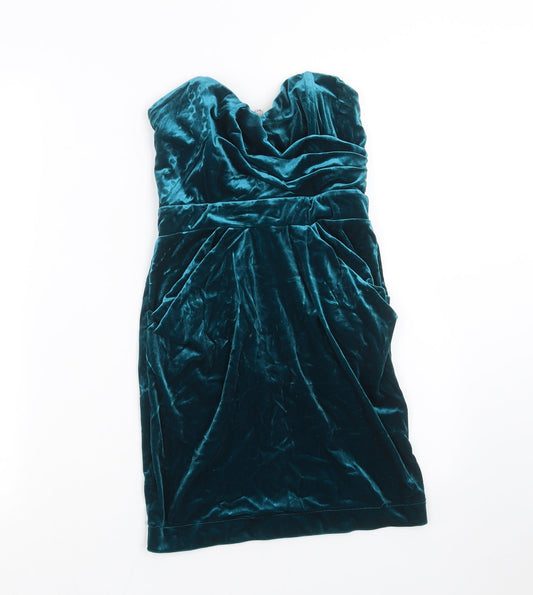 Additional front view of TFNC women’s green mini, size S