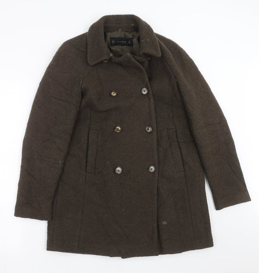 Womens UK Size M Zara Green Jacket