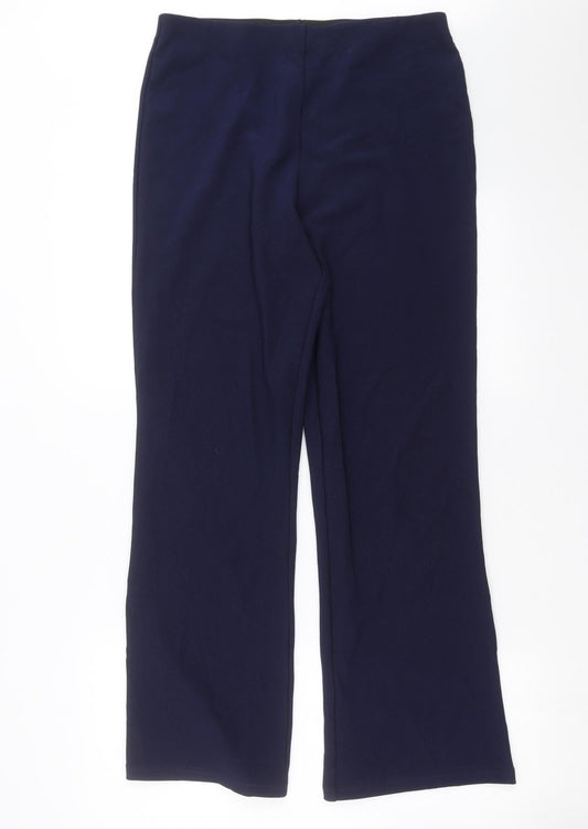 Additional front view of Originals women’s blue trousers, size UK 14, 29-inch leg