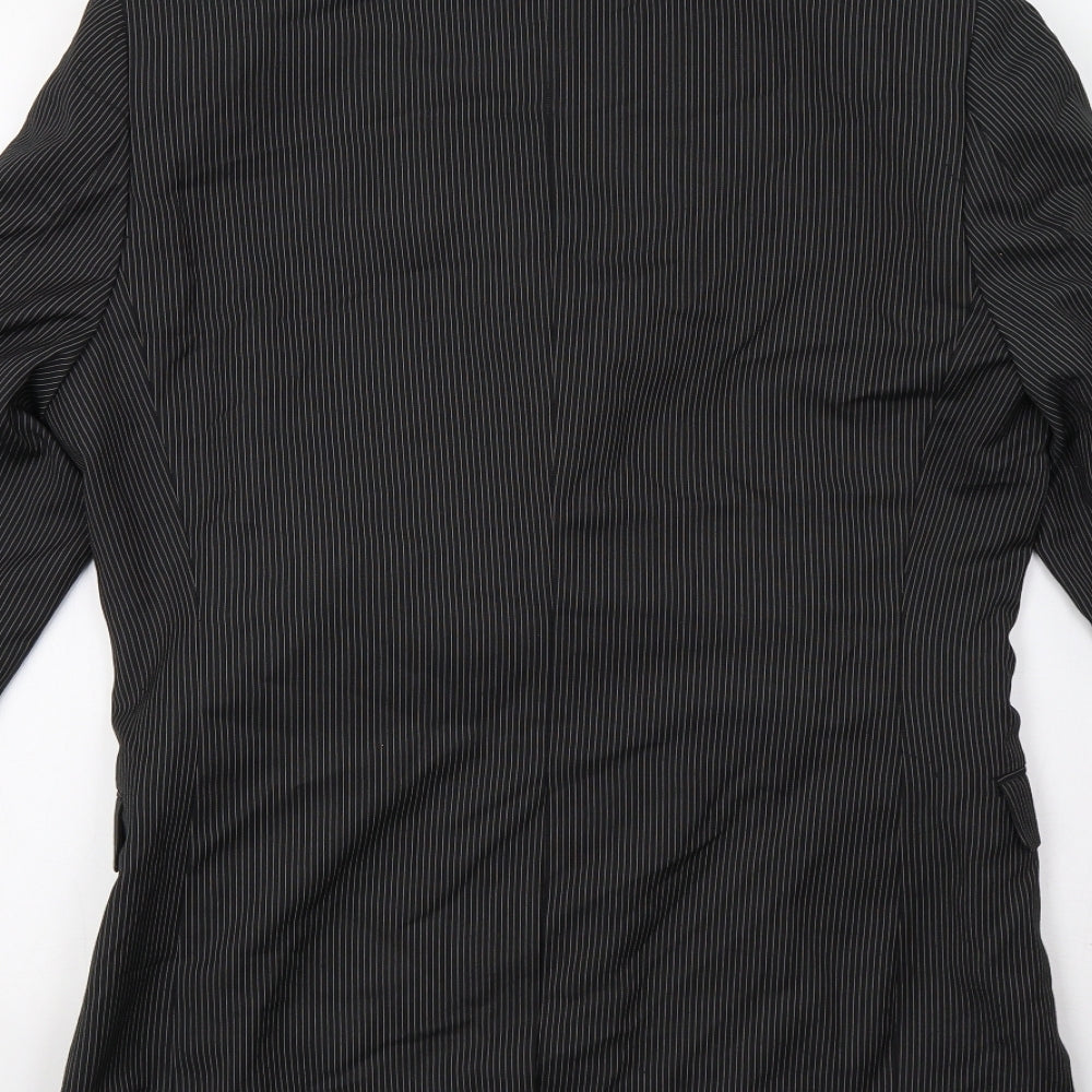 Mens UK Size 38 H&M Regular Silver Suit Jacket