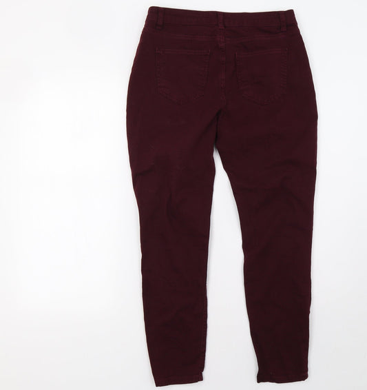 Womens UK Size 10 newlook Regular Fit Skinny Purple Jeans