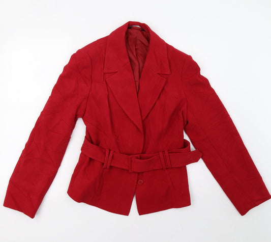 BHS Womens Red Jacket Size 12