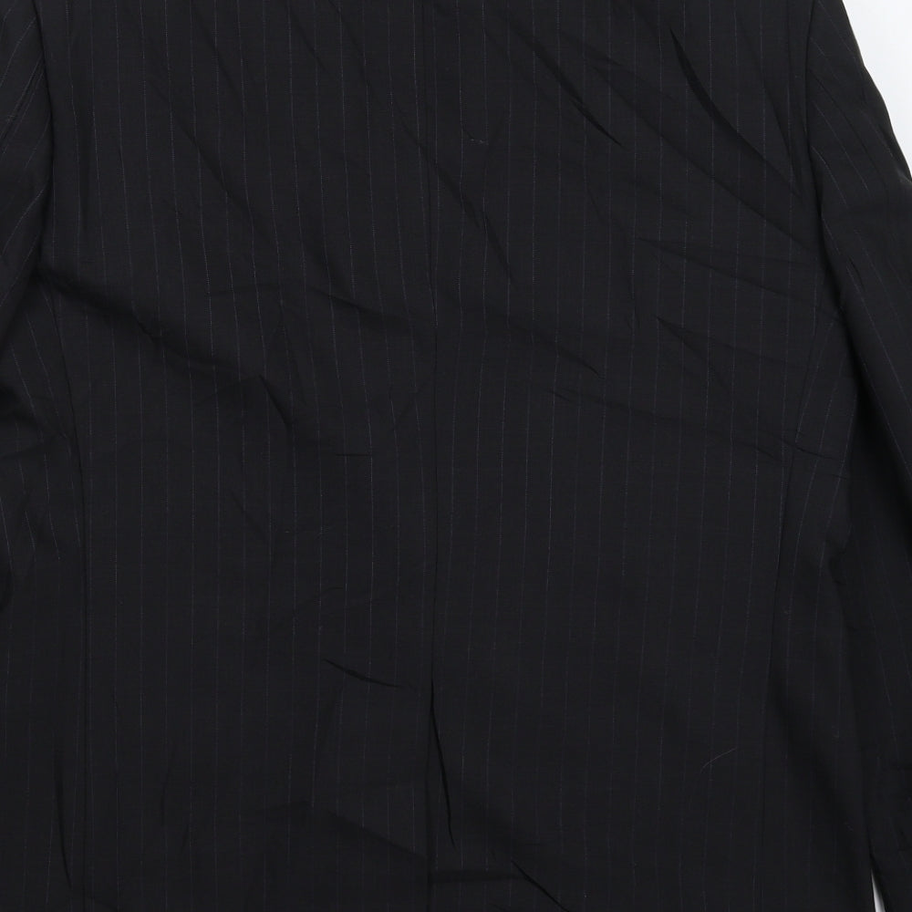 Mens UK Size 40 Marks and Spencer Regular Black Suit Jacket