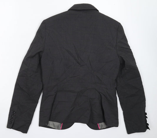 NEXT Womens Grey Jacket Suit Jacket Size 12