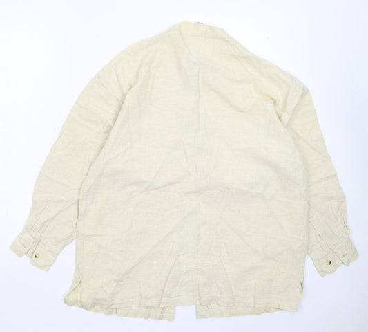 C&A Womens Grey Basic Button-Up One Size