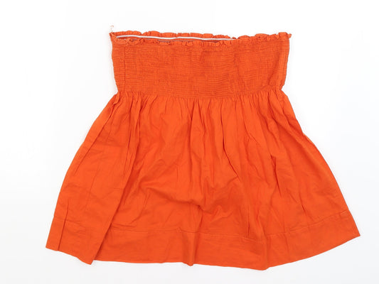 Promod Womens Orange Basic T-Shirt Size M