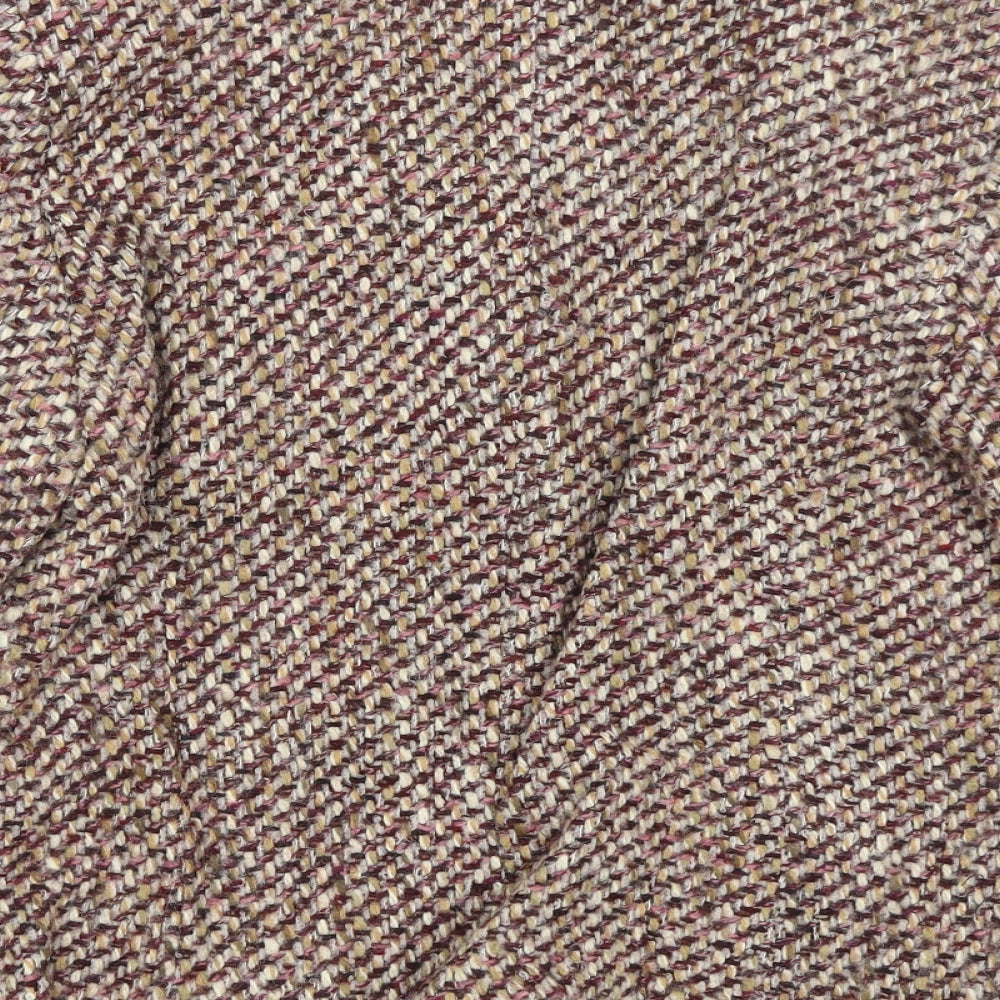 Brand and care label for Gerry Weber women’s brown jacket blazer, size UK 16