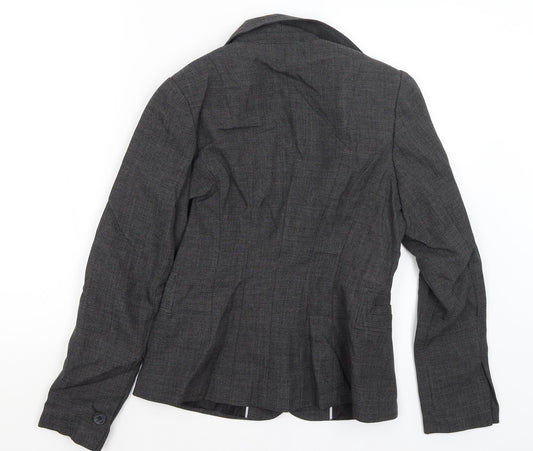 Papaya Womens Grey Jacket Blazer Size 10