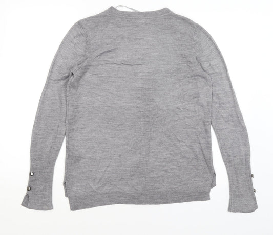 Primark Womens Grey Pullover Jumper Size S