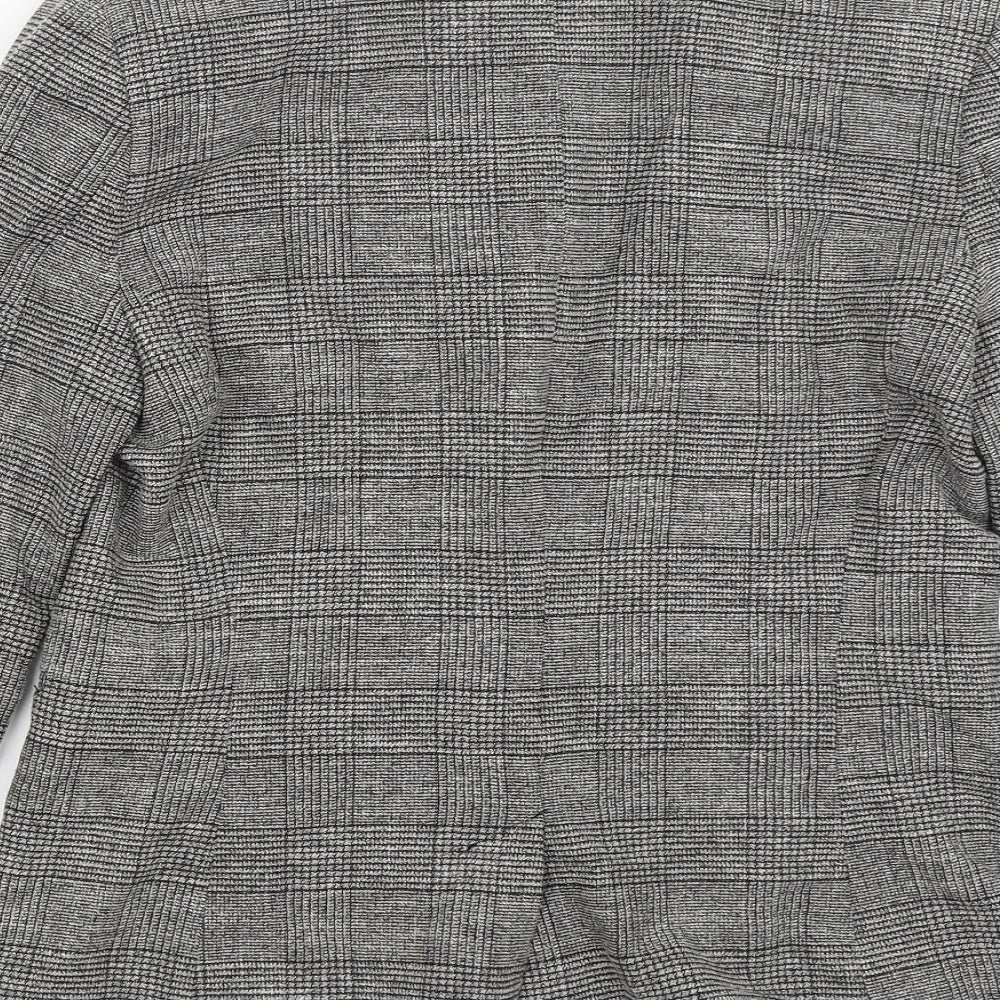 H&M Womens Brown Jacket Blazer Size 12