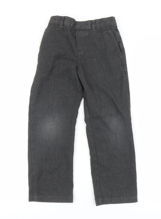 George Boys Grey Capri Trousers Size 5-6 Years - School Trousers