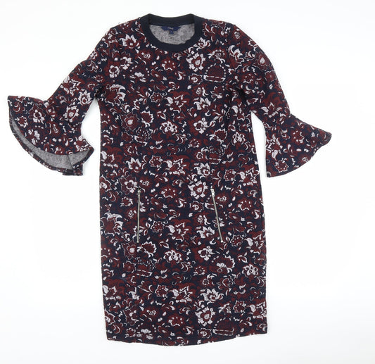 NEXT Womens Multicoloured Floral Jumper Dress Size 6