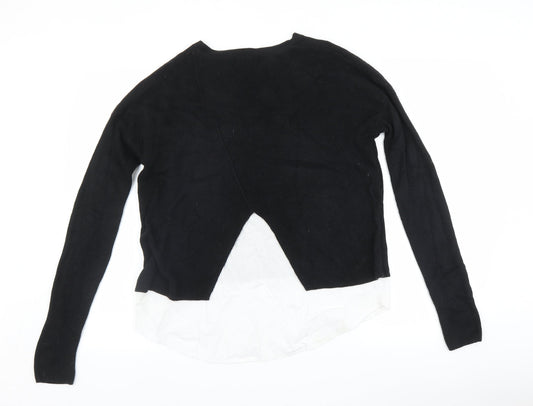 Womens UK Size 10 New Look Black Pullover Jumper