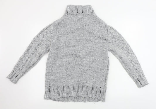 love chic Womens Grey Pullover Jumper Size L