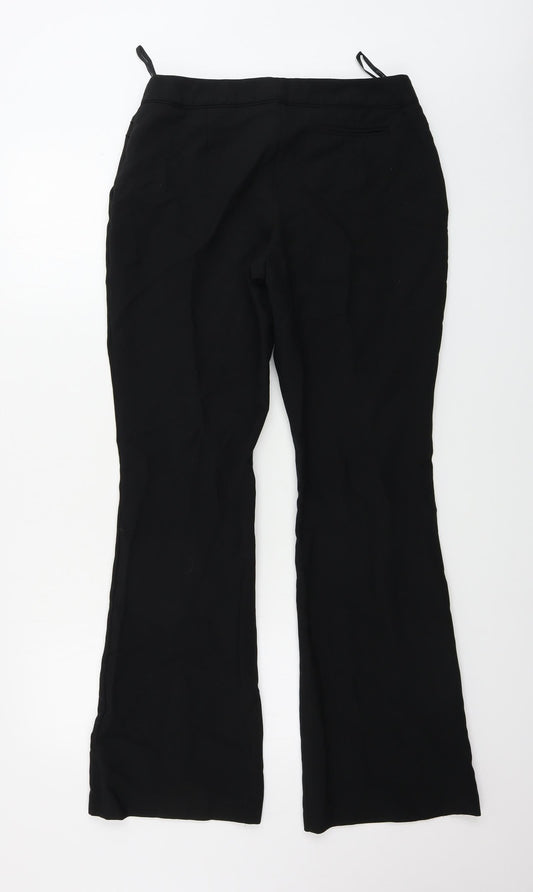 Womens UK Size 10 Atmosphere Regular Fit Black Trousers