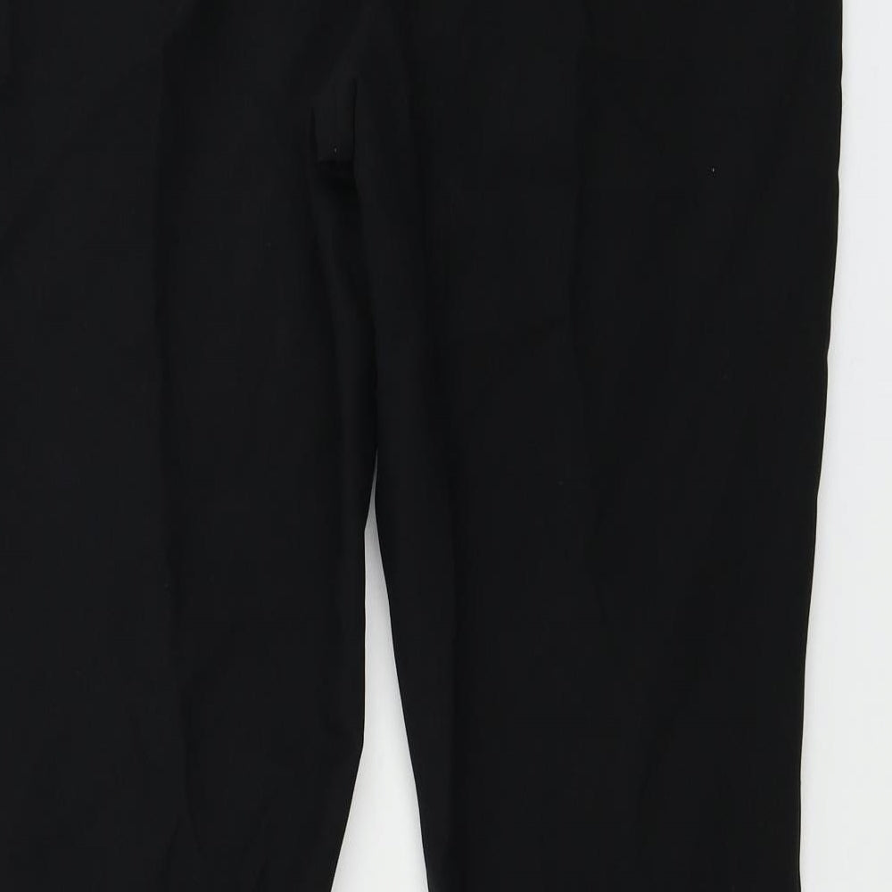Womens UK Size 10 Atmosphere Regular Fit Black Trousers