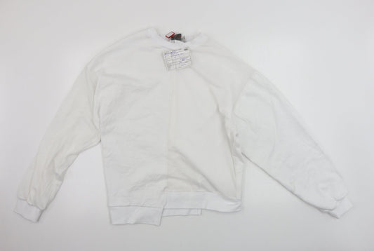 Womens UK Size M ASOS White Pullover Jumper