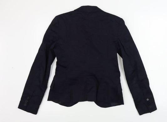 Zara Womens Blue Jacket Blazer Size M