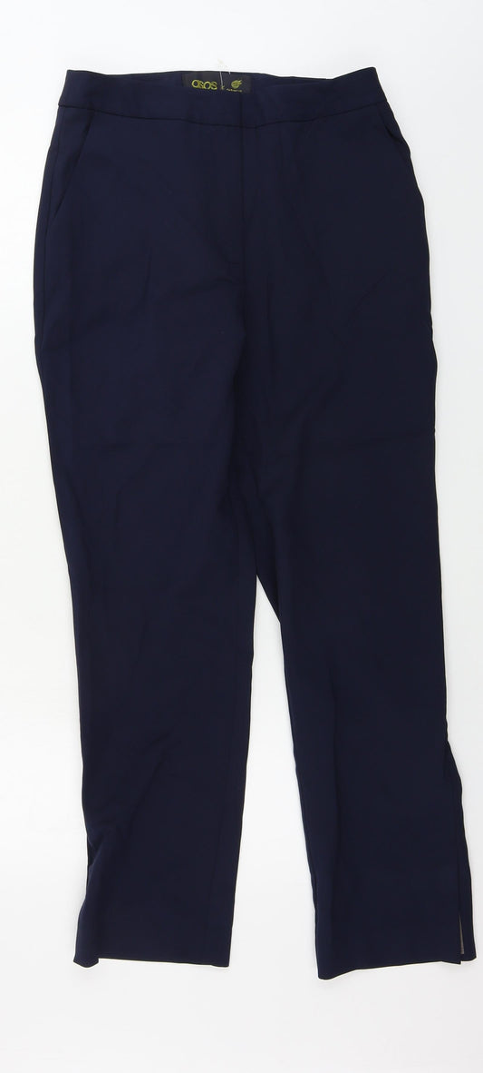 Womens UK Size 10 ASOS Regular Fit Blue Trousers