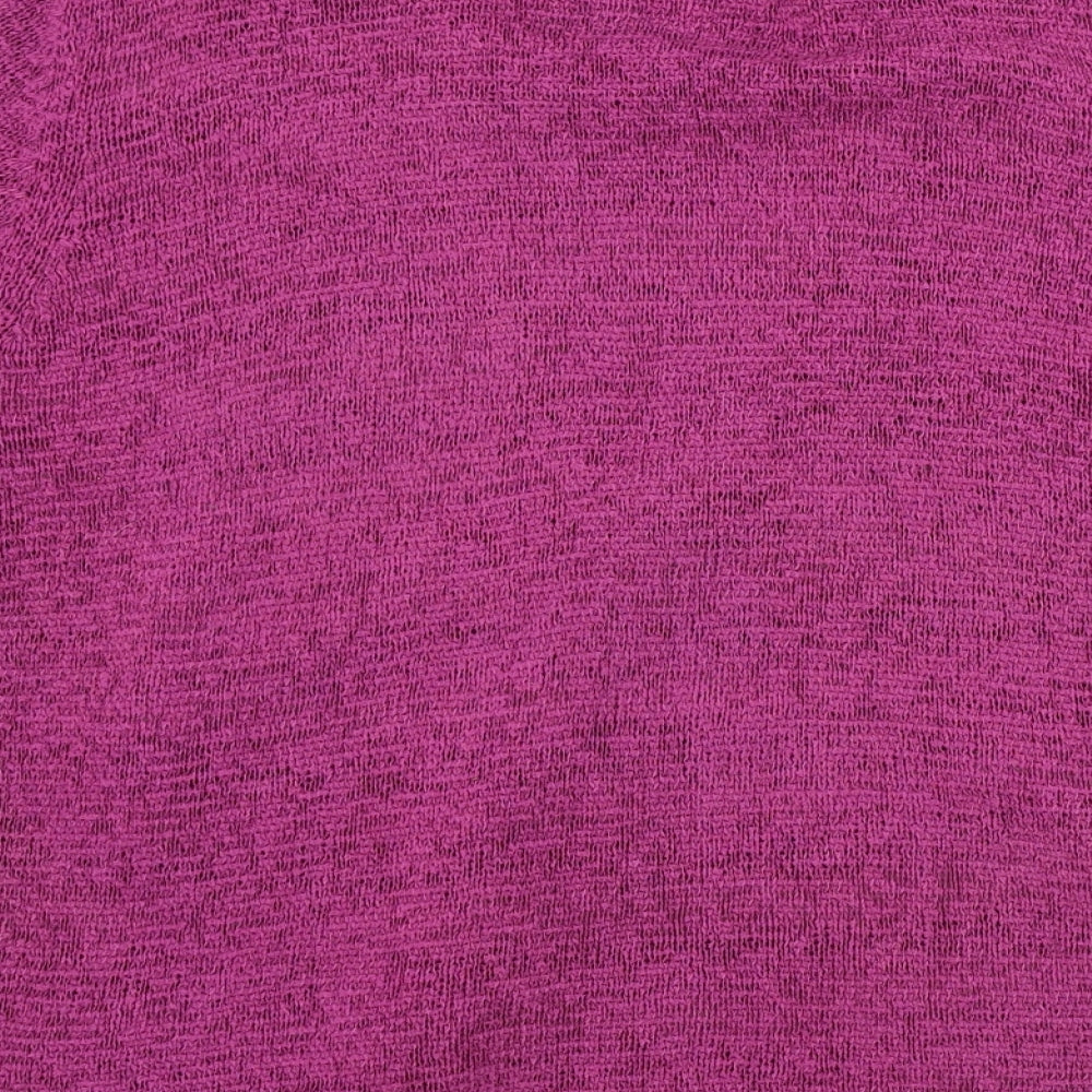 bm collection Womens Pink Pullover Jumper Size M