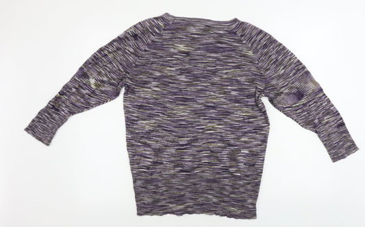 Preswick & Moore Womens Purple Pullover Jumper Size L