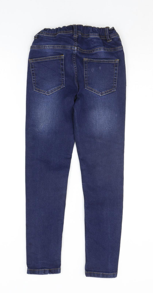 Denim & Co. Girls Blue Skinny Jeans Size 9-10 Years