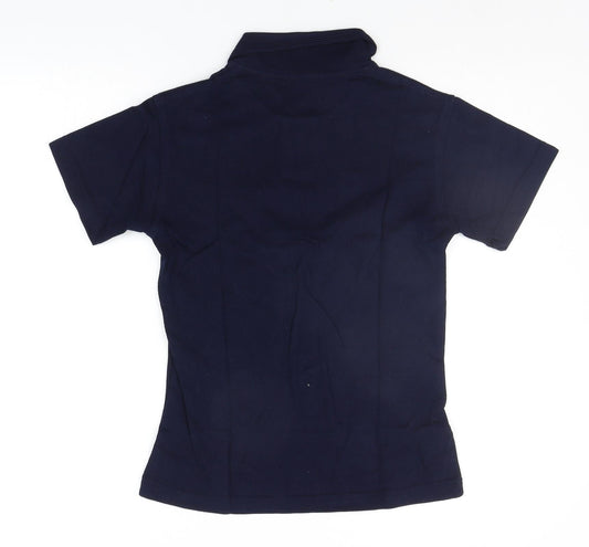 Preworn Boys Blue Basic Polo Size S