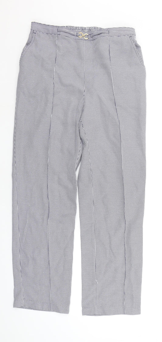 Womens UK Size 14 Damart Regular Fit White Trousers