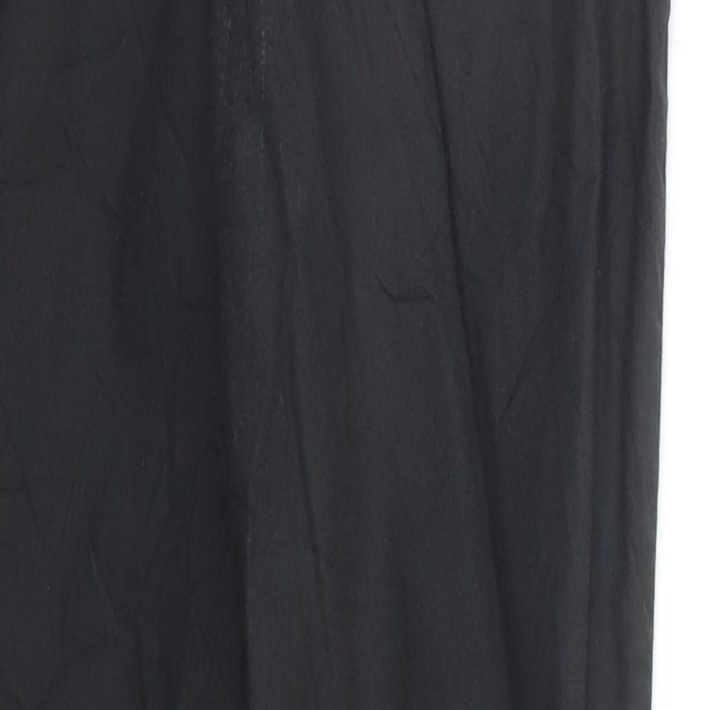 Womens UK Size 30 in Topshop Regular Fit Black Trousers