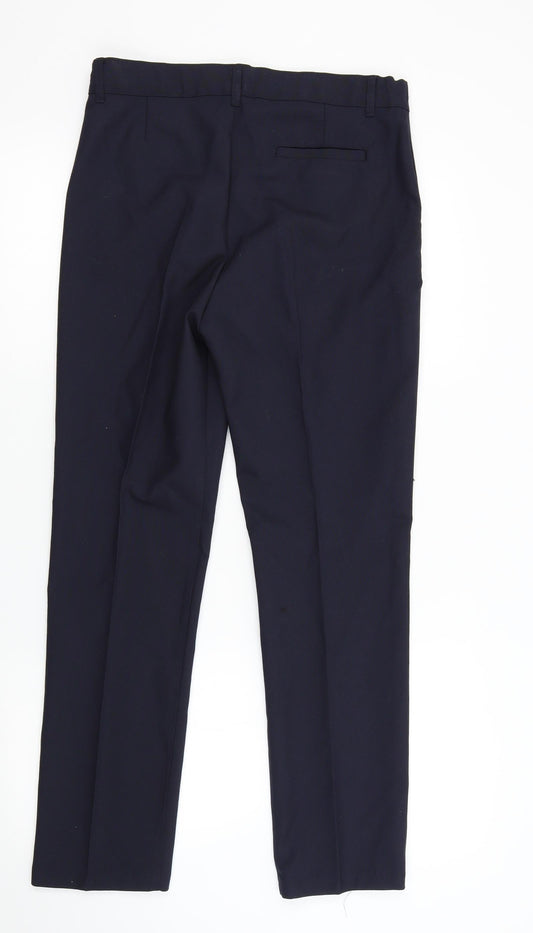 F&F Girls Blue Dress Pants Trousers Size 13-14 Years