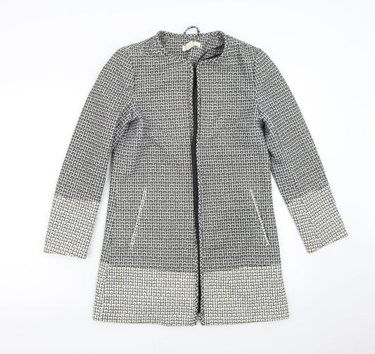 Womens UK Size 6 H&M Grey Overcoat