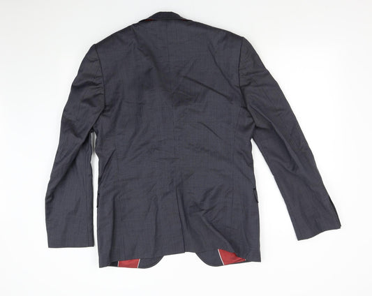 SARAR Mens Grey Jacket Suit Jacket Size 40
