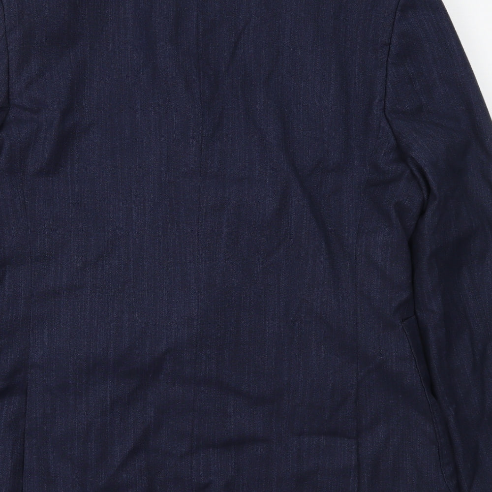 Mens UK Size 36 Preworn Regular Blue Suit Jacket