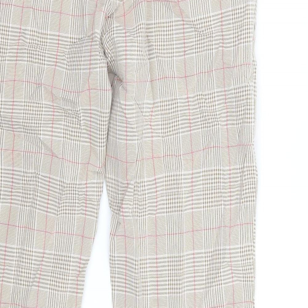 Mens UK Size 28 Boohoo Regular Fit Blue Trousers